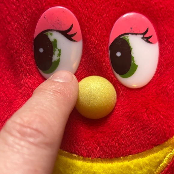 Kids Plush Car Backpack - Red - Picture 2 of 5